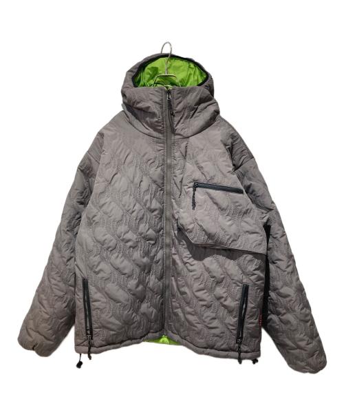 cease（シーズ）cease (シーズ) C’S Parka グレー×グリーン サイズ:XXLの古着・服飾アイテム