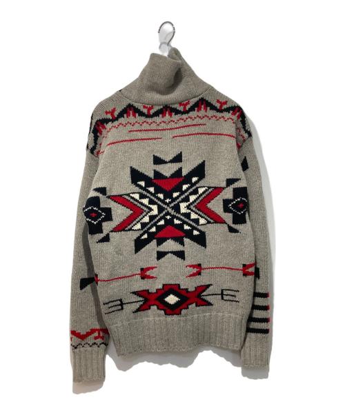 POLO RALPH LAUREN（ポロ・ラルフローレン）POLO RALPH LAUREN (ポロ・ラルフローレン) TOPA スカイロッジセーター グレー サイズ:Sの古着・服飾アイテム