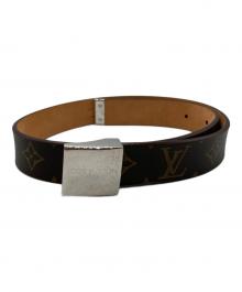 LOUIS VUITTON（ルイ ヴィトン）の古着「サンチュール キャレ」｜ブラウン