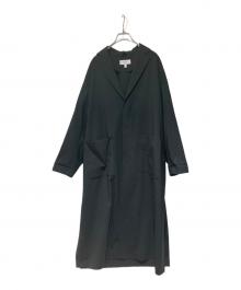 HYKE（ハイク）の古着「STRETCH TROPICAL SHOP COAT」｜ブラック