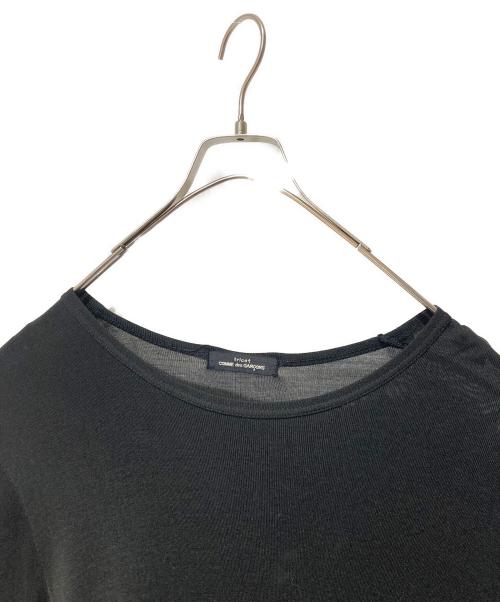 tricot COMME des GARCONS（トリココムデギャルソン）tricot COMME des GARCONS (トリココムデギャルソン) レース切替半袖カットソー ネイビー サイズ:不明の古着・服飾アイテム