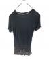 tricot COMME des GARCONS (トリココムデギャルソン) レース切替半袖カットソー ネイビー サイズ:不明：11000円