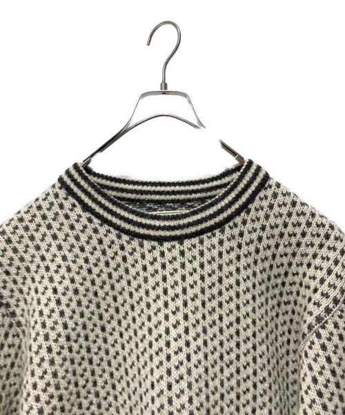 L.L.Bean（エルエルビーン）L.L.Bean (エルエルビーン) バーズアイニット ベージュ サイズ:Ｌの古着・服飾アイテム