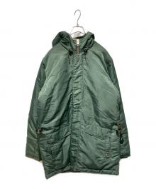 stussy（ステューシー）の古着「中綿フーデッドジャケット」｜オリーブ