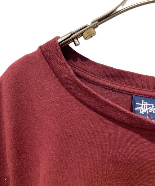 stussy（ステューシー）stussy (ステューシー) 半袖Tシャツ レッド サイズ:Ｌの古着・服飾アイテム