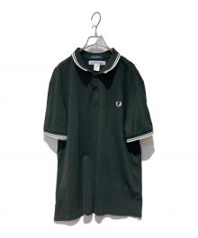 FRED PERRY×COMME des GARCONS SHIRT（フレッドペリー×コムデギャルソンシャツ）の古着「24AW 別注 POLO SHIRT Strong Will」｜ブラック