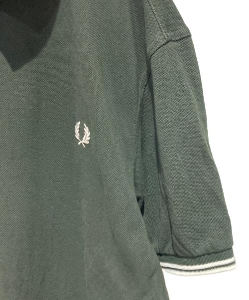 FRED PERRY（フレッドペリー）FRED PERRY (フレッドペリー) COMME des GARCONS SHIRT (コムデギャルソンシャツ) 24AW 別注 POLO SHIRT Strong Will ブラック サイズ:XLの古着・服飾アイテム