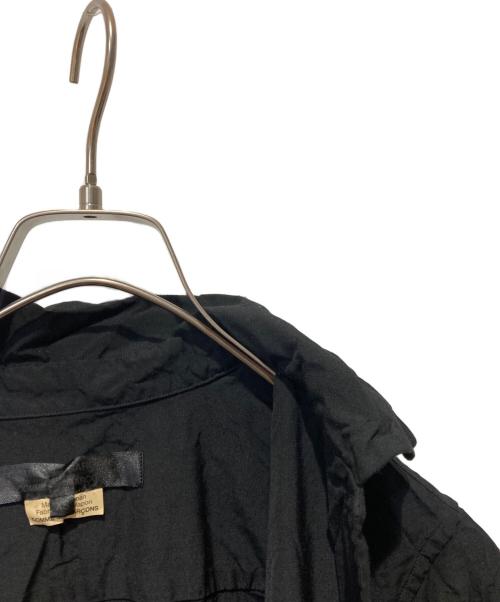 COMME des GARCONS COMME des GARCONS（コムデギャルソン コムデギャルソン）COMME des GARCONS COMME des GARCONS (コムデギャルソン コムデギャルソン) ラウンドカラー ティアード シャツ ブラック サイズ:XSの古着・服飾アイテム