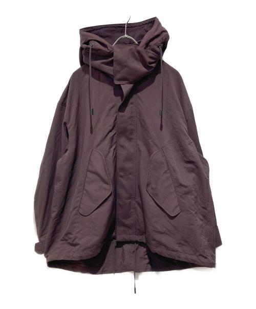 THE RERACS（ザ リラクス）THE RERACS (ザ リラクス) RERACS PE/NY HIGH DENSITY PEACH THE MODS COAT ブラウン サイズ:46の古着・服飾アイテム