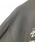 中古・古着 stussy (ステューシー) コラボプリントスウェット ブラック サイズ:Ｌ：17000円