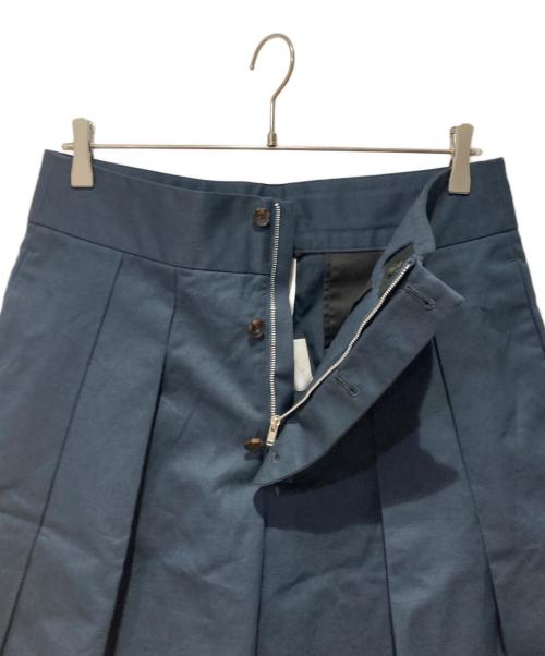 MIOSMOKEY（ミオズモーキー）MIOSMOKEY (ミオズモーキー) コットンリネンタックショーツ ネイビー サイズ:48の古着・服飾アイテム