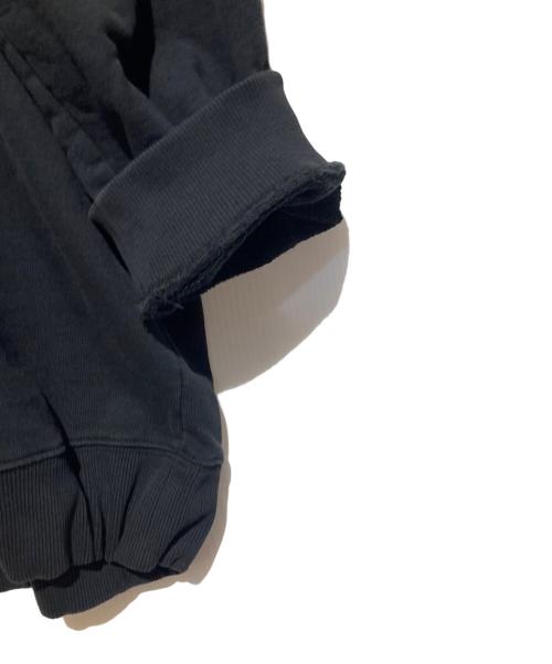 MM6 Maison Margiela（エムエムシックスメゾンマルジェラ）MM6 Maison Margiela (エムエムシックスメゾンマルジェラ) ロゴプリント クルーネックスウェット ブラック サイズ:Ｌの古着・服飾アイテム