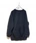 MM6 Maison Margiela (エムエムシックスメゾンマルジェラ) ロゴプリント クルーネックスウェット ブラック サイズ:Ｌ：18000円