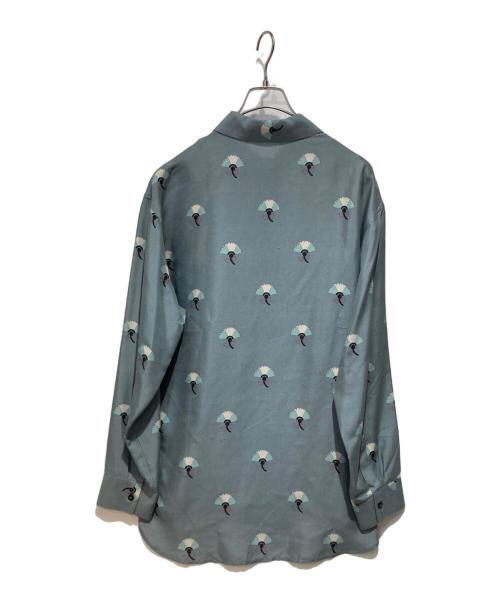 VALENTINO（ヴァレンティノ）VALENTINO (ヴァレンティノ) 総柄シャツ グレー サイズ:38の古着・服飾アイテム