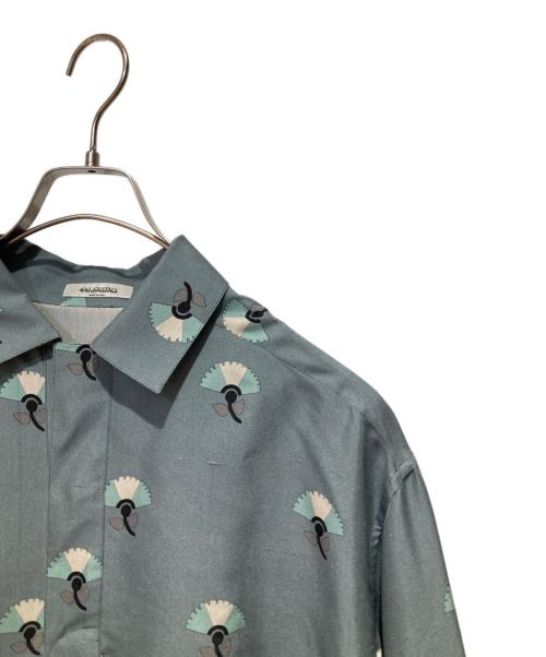 VALENTINO（ヴァレンティノ）VALENTINO (ヴァレンティノ) 総柄シャツ グレー サイズ:38の古着・服飾アイテム