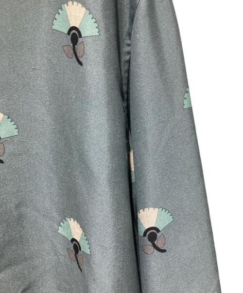 VALENTINO（ヴァレンティノ）VALENTINO (ヴァレンティノ) 総柄シャツ グレー サイズ:38の古着・服飾アイテム