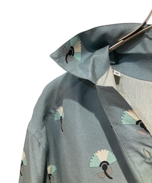 VALENTINO（ヴァレンティノ）VALENTINO (ヴァレンティノ) 総柄シャツ グレー サイズ:38の古着・服飾アイテム