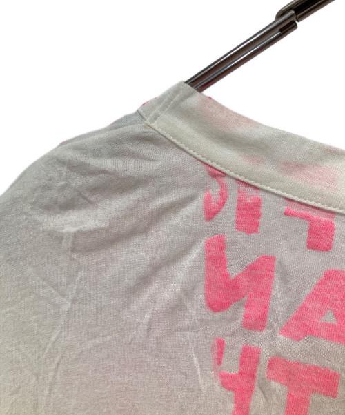 Maison Margiela（メゾンマルジェラ）Maison Margiela (メゾンマルジェラ) レーヨンオーバーサイズエイズTシャツ ホワイト サイズ:Mの古着・服飾アイテム