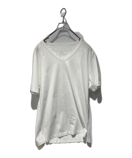 Maison Margiela（メゾンマルジェラ）Maison Margiela (メゾンマルジェラ) エイズTシャツ ホワイト サイズ:Ｌの古着・服飾アイテム