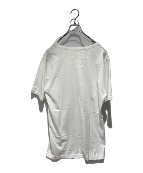 Maison Margiela（メゾンマルジェラ）Maison Margiela (メゾンマルジェラ) エイズTシャツ ホワイト サイズ:Ｌの古着・服飾アイテム