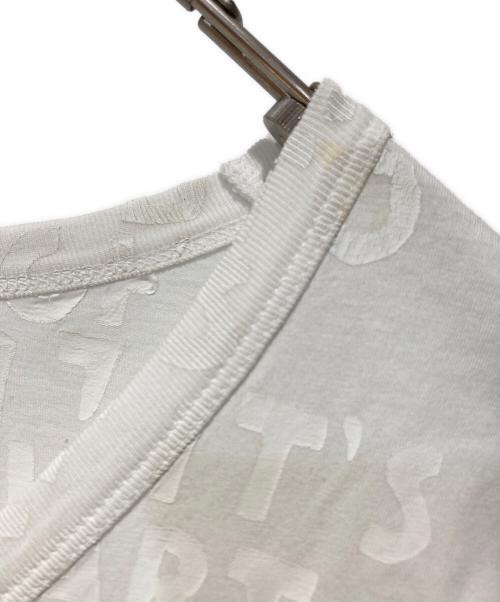 Maison Margiela（メゾンマルジェラ）Maison Margiela (メゾンマルジェラ) エイズTシャツ ホワイト サイズ:Ｌの古着・服飾アイテム