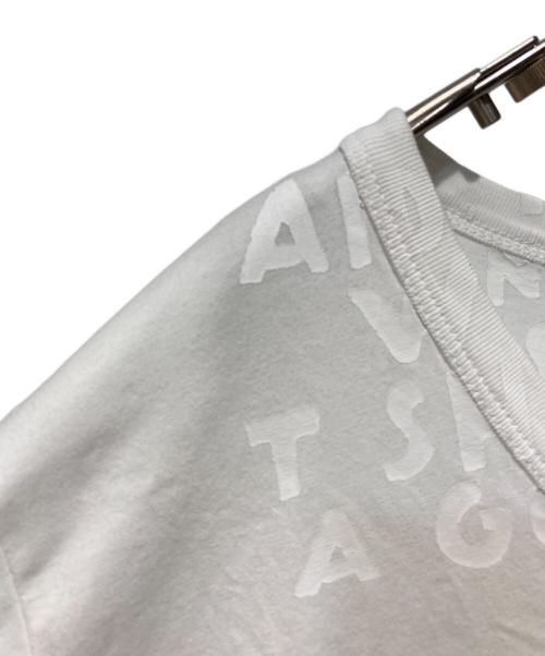 Maison Margiela（メゾンマルジェラ）Maison Margiela (メゾンマルジェラ) エイズTシャツ ホワイト サイズ:Ｌの古着・服飾アイテム