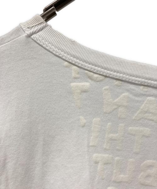 Maison Margiela（メゾンマルジェラ）Maison Margiela (メゾンマルジェラ) エイズTシャツ ホワイト サイズ:Ｌの古着・服飾アイテム