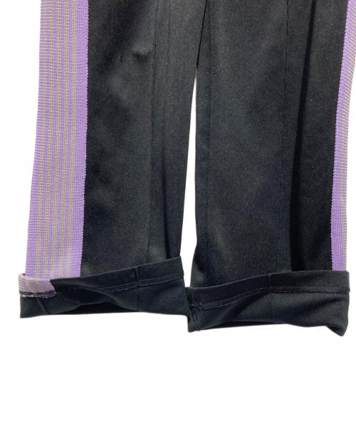 Needles（ニードルズ）Needles (ニードルズ) トラックパンツ ブラック×パープル サイズ:Sの古着・服飾アイテム