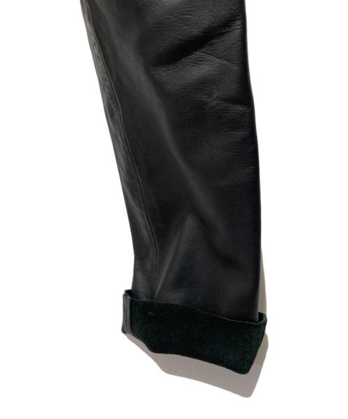 HARLEY-DAVIDSON（ハーレーダビッドソン）HARLEY-DAVIDSON (ハーレーダビッドソン) レザーパンツ ブラック サイズ:Sの古着・服飾アイテム
