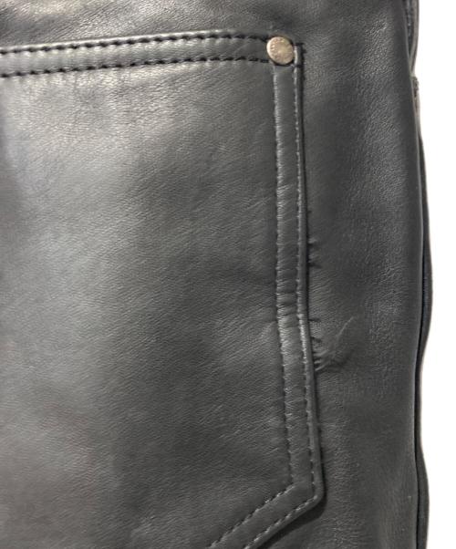 HARLEY-DAVIDSON（ハーレーダビッドソン）HARLEY-DAVIDSON (ハーレーダビッドソン) レザーパンツ ブラック サイズ:Sの古着・服飾アイテム