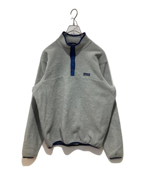 Patagonia（パタゴニア）Patagonia (パタゴニア) 80s シンチラスナップT グレー×ネイビー サイズ:Ｌの古着・服飾アイテム
