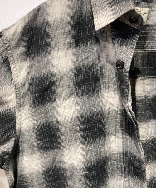 gold（ゴールド）gold (ゴールド) COTTON NEL CHECK REGULAR SHIRT ブラック サイズ:Mの古着・服飾アイテム