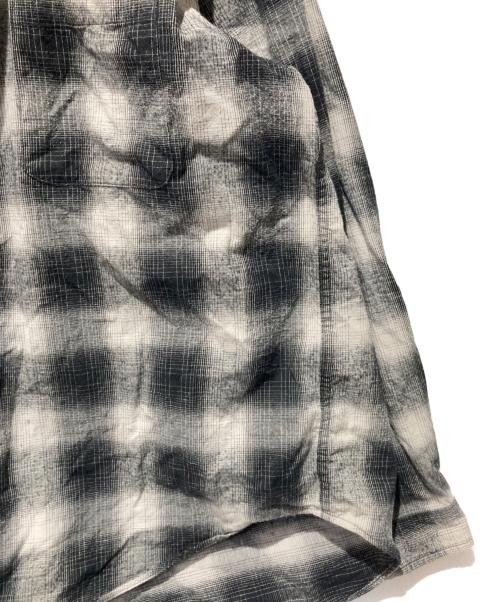 gold（ゴールド）gold (ゴールド) COTTON NEL CHECK REGULAR SHIRT ブラック サイズ:Mの古着・服飾アイテム