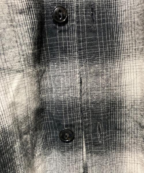 gold（ゴールド）gold (ゴールド) COTTON NEL CHECK REGULAR SHIRT ブラック サイズ:Mの古着・服飾アイテム