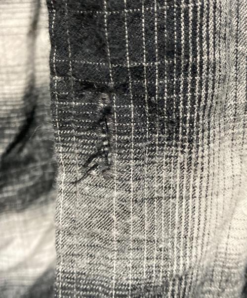 gold（ゴールド）gold (ゴールド) COTTON NEL CHECK REGULAR SHIRT ブラック サイズ:Mの古着・服飾アイテム