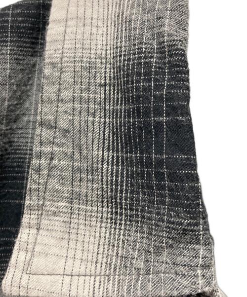 gold（ゴールド）gold (ゴールド) COTTON NEL CHECK REGULAR SHIRT ブラック サイズ:Mの古着・服飾アイテム