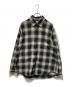 gold（ゴールド）の古着「COTTON NEL CHECK REGULAR SHIRT」｜ブラック