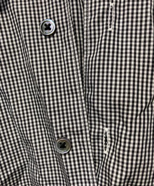 THE DAY（ザデイ）THE DAY (ザデイ) GINGHAM OPEN COLLAR SHIRT ブラック サイズ:2の古着・服飾アイテム