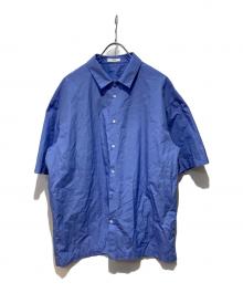 ATON（エイトン）の古着「SUVIN BROAD OVERSIZED SHIRT」｜ブルー