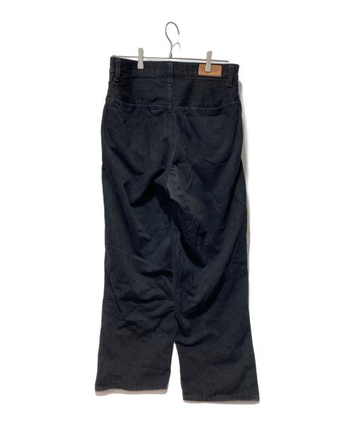 1000s THOUSANDS（ワンサウザンドエス サウザンズ）1000s THOUSANDS (ワンサウザンドエス サウザンズ) INVISIBLE 5P DENIM PANTS - BAGGY ver1 ブラック サイズ:Mの古着・服飾アイテム