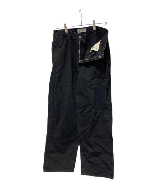 1000s THOUSANDS（ワンサウザンドエス サウザンズ）1000s THOUSANDS (ワンサウザンドエス サウザンズ) INVISIBLE 5P DENIM PANTS - BAGGY ver1 ブラック サイズ:Mの古着・服飾アイテム