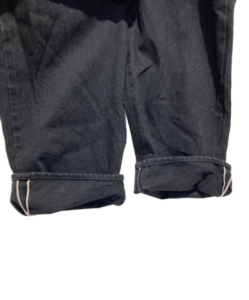 1000s THOUSANDS（ワンサウザンドエス サウザンズ）1000s THOUSANDS (ワンサウザンドエス サウザンズ) INVISIBLE 5P DENIM PANTS - BAGGY ver1 ブラック サイズ:Mの古着・服飾アイテム