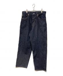 BLURHMS（ブラームス）の古着「13.5OZ SELVAGE DENIM PANTS WIDE」｜インディゴ