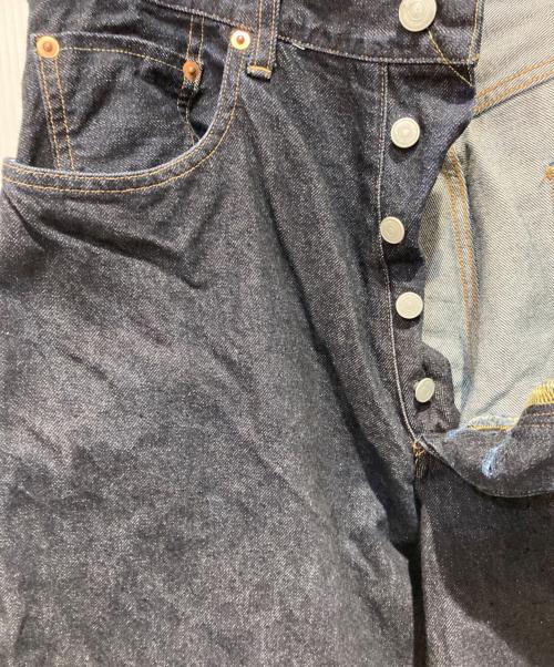 BLURHMS（ブラームス）BLURHMS (ブラームス) 13.5OZ SELVAGE DENIM PANTS WIDE インディゴ サイズ:2の古着・服飾アイテム