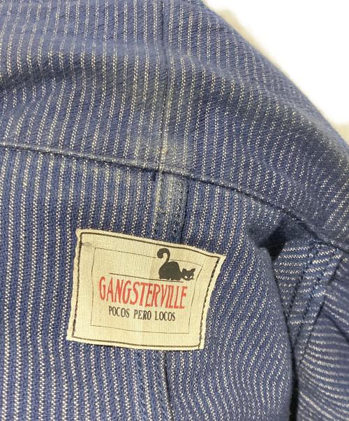 GANGSTERVILLE（ギャングスタービル）GANGSTERVILLE (ギャングスタービル) カバーオール インディゴ サイズ:Ｌの古着・服飾アイテム