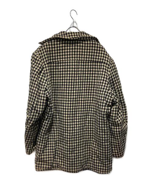 CHIPPEWA（チペワ）CHIPPEWA (チペワ) チェックジップジャケット ブラック×ベージュ サイズ:Mの古着・服飾アイテム