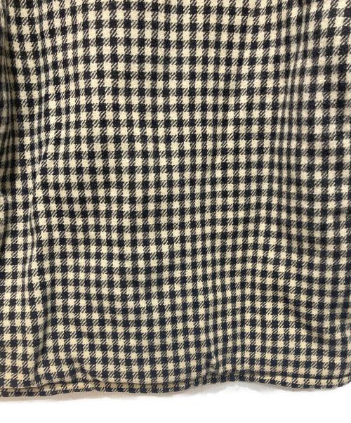 CHIPPEWA（チペワ）CHIPPEWA (チペワ) チェックジップジャケット ブラック×ベージュ サイズ:Mの古着・服飾アイテム