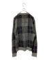 robscot (ロブスコット) 60’s モヘア混チェックVネックニット ブラック×グリーン サイズ:M：14000円