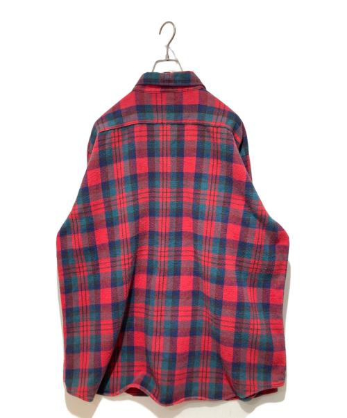 FIVE BROTHER（ファイブブラザー）FIVE BROTHER (ファイブブラザー) ヘビネルチェックシャツ レッド×グリーン サイズ:3XLの古着・服飾アイテム