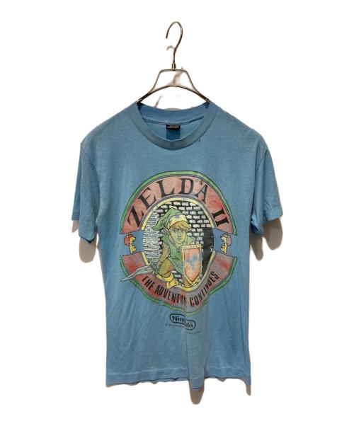 TOP HALF（トップハーフ）TOP HALF (トップハーフ) 80’s Vintage Game Tee スカイブルー サイズ:Mの古着・服飾アイテム